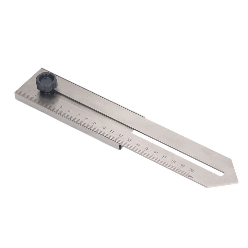 Sliding Line Ruler 0‑200mm Stainless Steel Line Scribing Marking Tool for Woodworking - Image 4