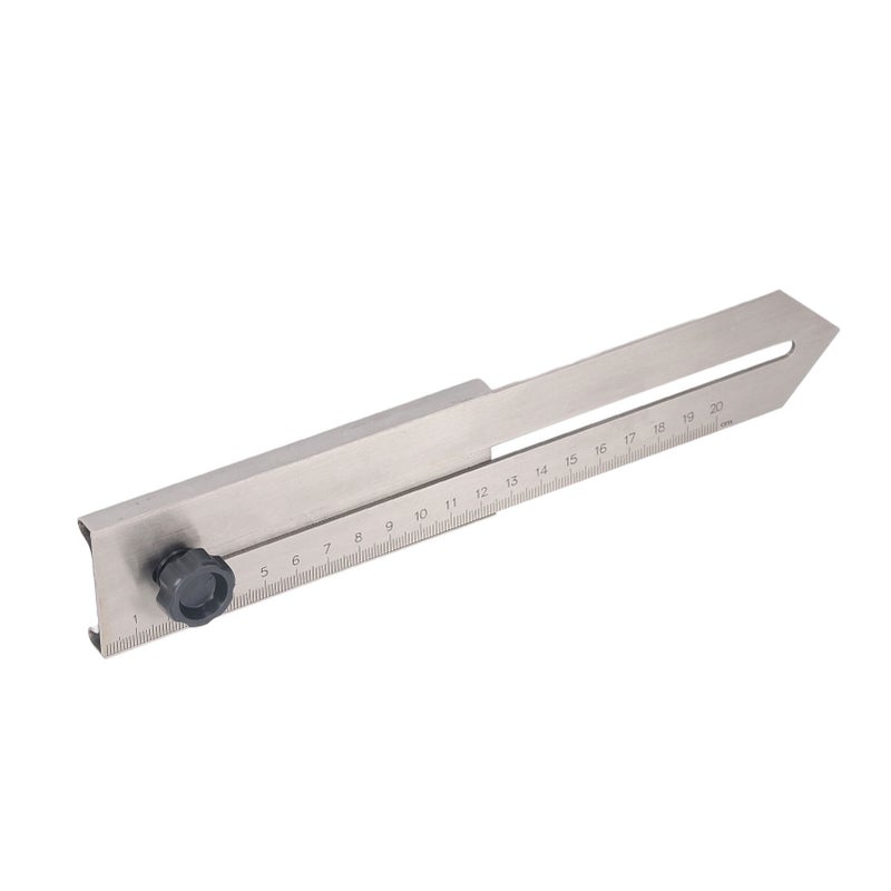 Sliding Line Ruler 0‑200mm Stainless Steel Line Scribing Marking Tool for Woodworking - Image 5