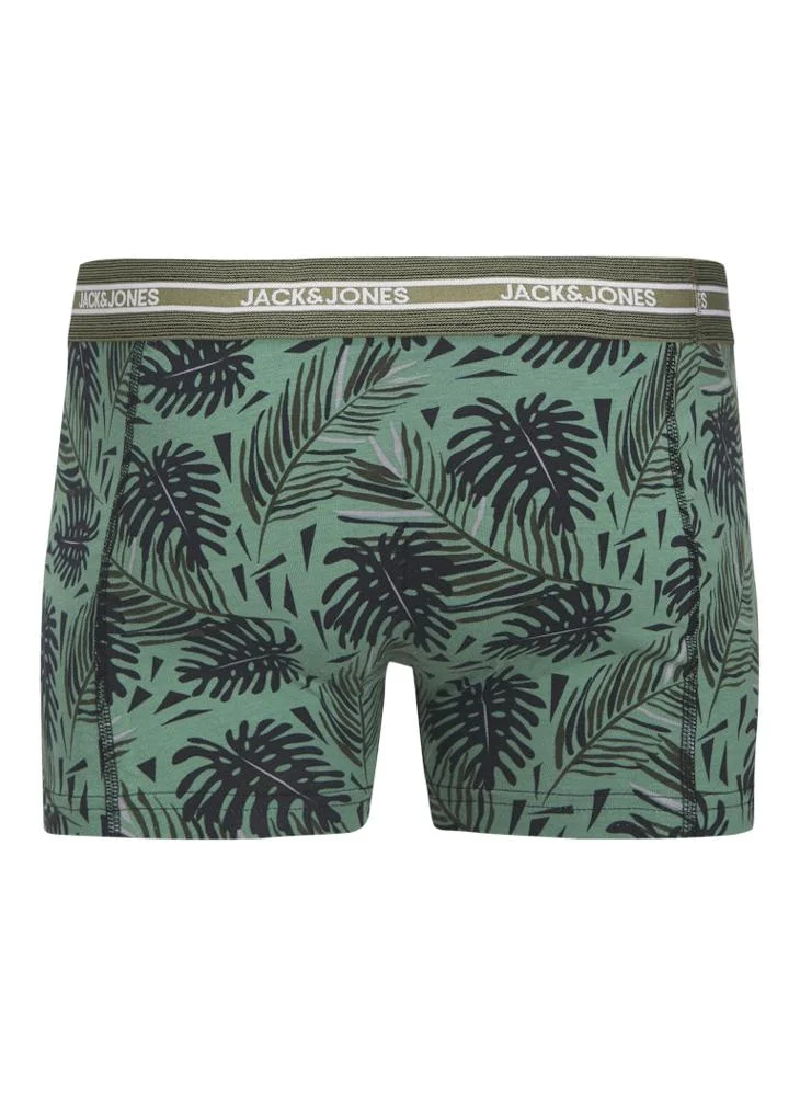 Jack & Jones Junior Kids 3 Pack Jacezra Leaves Trunks