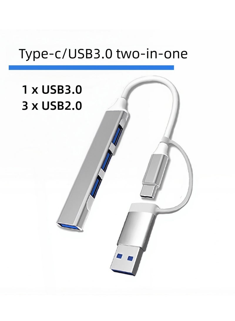 USB/Type-C interface extender, 3.0hub hub, USB splitter for USB drive laptop docking station - Image 2