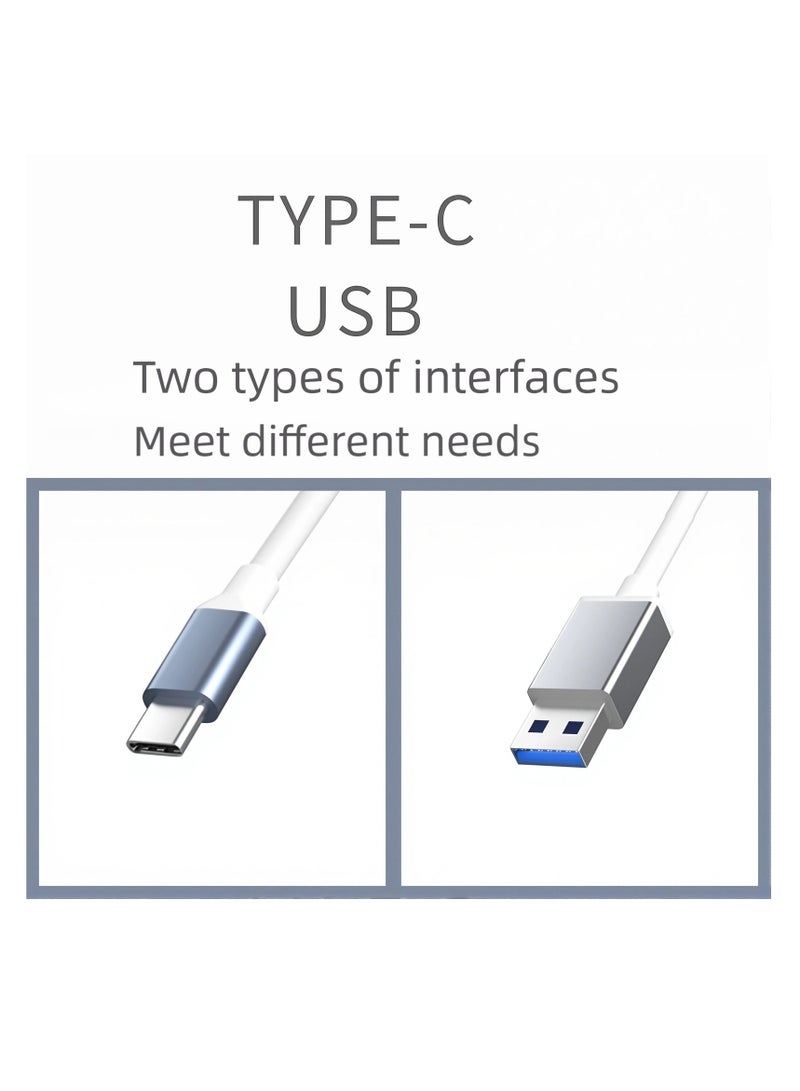 USB/Type-C interface extender, 3.0hub hub, USB splitter for USB drive laptop docking station - Image 5