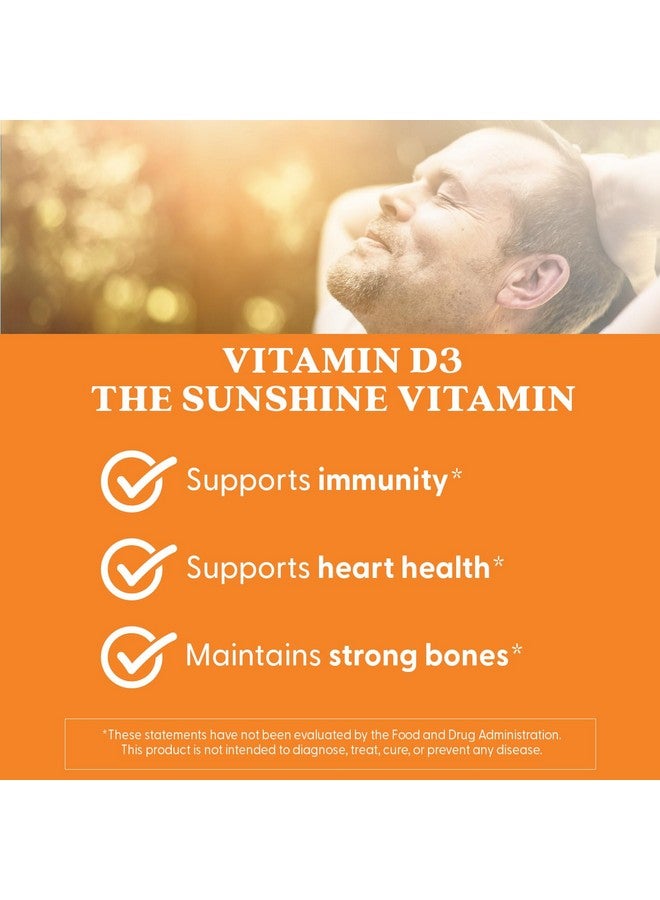 Doctor's Best Vitamin D3 5000IU, Non-GMO, Gluten & Soy Free, Regulates Immune Function, Supports Healthy Bones, White, No Flavour, 180 Count - Image 2