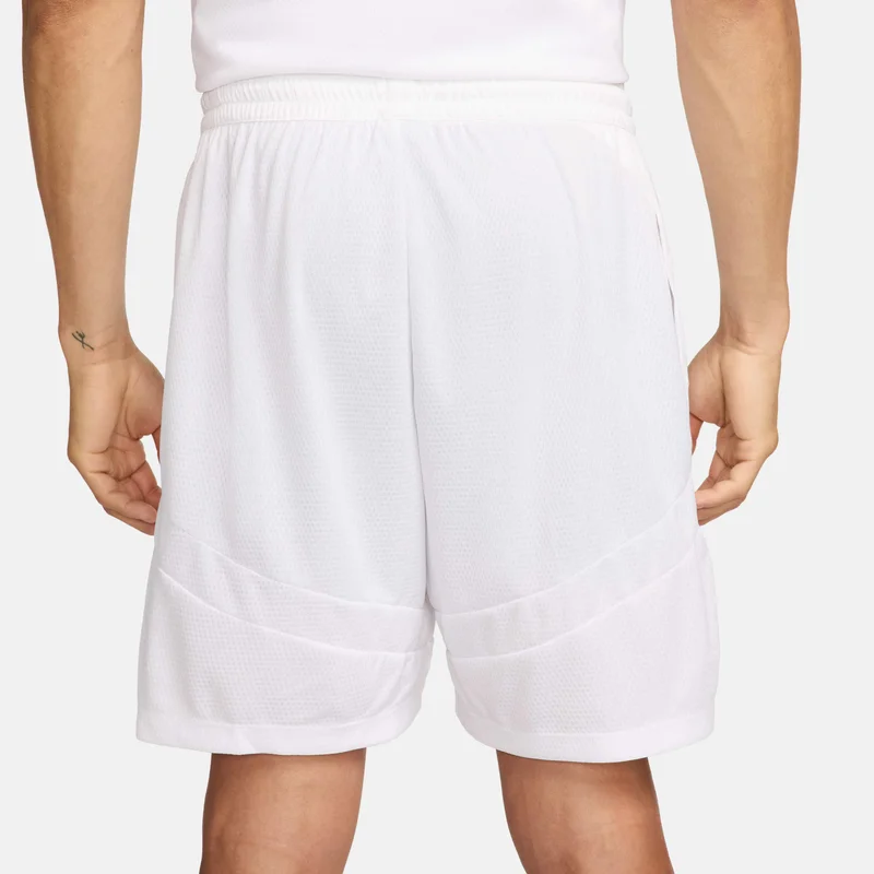 Nike White Men's Icon Dri-FIT Basketball Shorts for Men | Best Price UAE