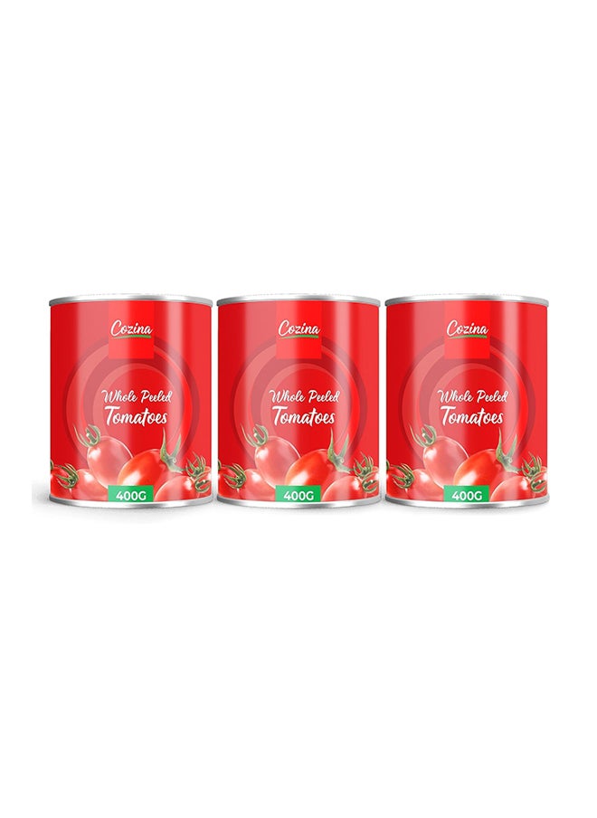 Cozina Whole Peeled Tomatoes 3 x 400g  - Image 1