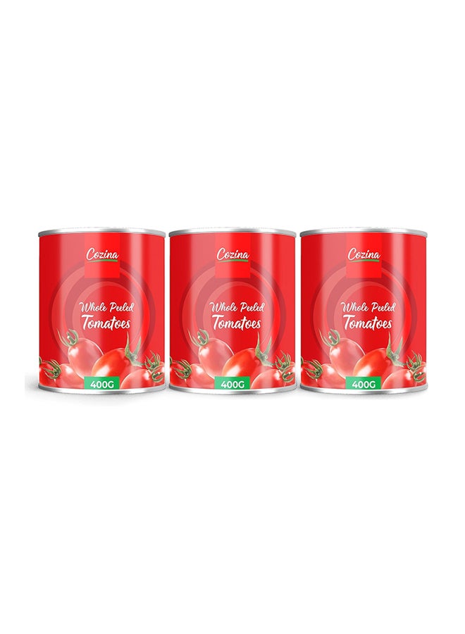 Cozina Whole Peeled Tomatoes 3 x 400g  - Image 1