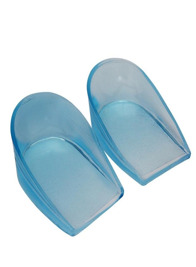 NIVIA Gel Heel Cushion Pad with Arch, Gel Pads & Insoles, for Shock Absorption Available in M | L & Tansparent Color, Used for Foot Care