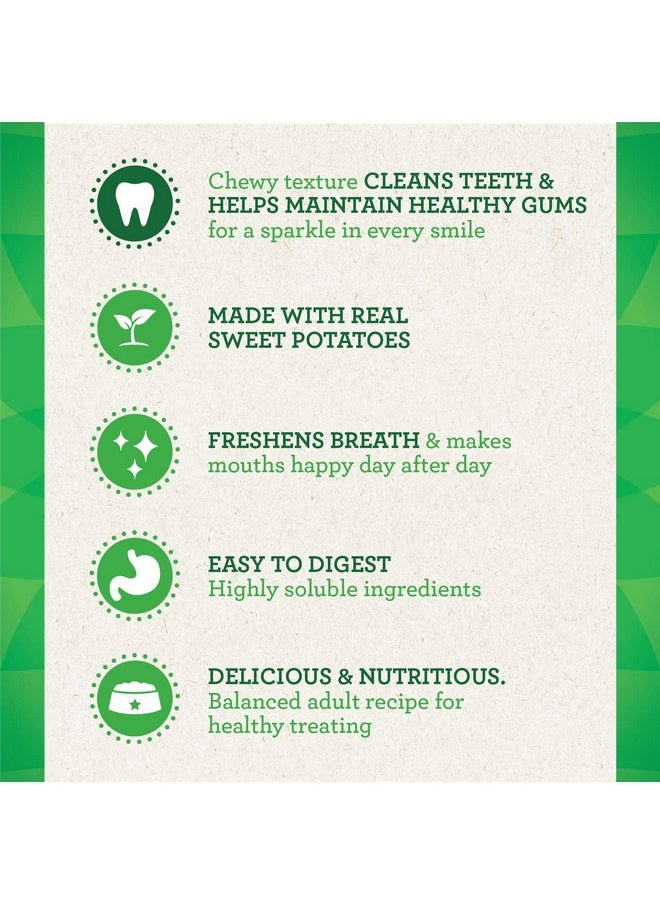 Greenies - Greenies Regular Natural Dog Dental Treats, Sweet Potato Flavor, 12 oz. Pack (12 Treats) - Image 1