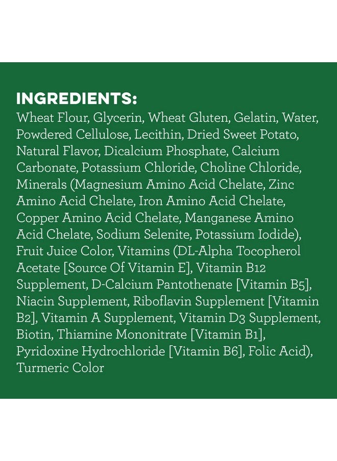 Greenies - Greenies Regular Natural Dog Dental Treats, Sweet Potato Flavor, 12 oz. Pack (12 Treats) - Image 1