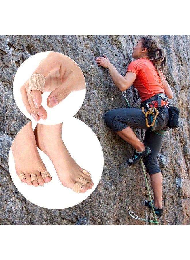 Blulu 24 Pieces Toe Tubes 0.98 Inches Cushion Tube Corn Pads for Toes Sleeves Soft Gel Protectors for Cushions Corns Blisters Calluses 3 Size(Skin Color,Assorted Sizes) - Image 5