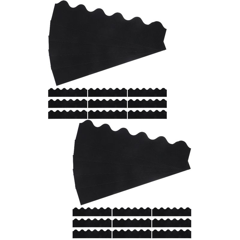 60 Sheets of Bulletin Board Border Trims Novelty Board Decal Decors Borders Wall Board Trims - Image 1
