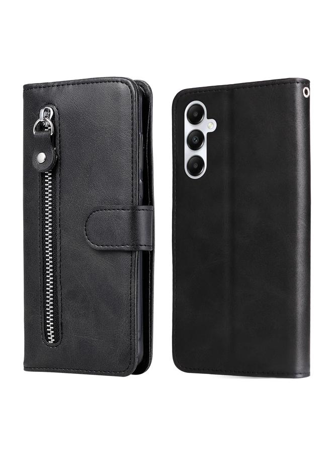 erorex Case For Samsung Galaxy A05s Fashion Calf Texture Zipper Leather Phone Case - Image 1