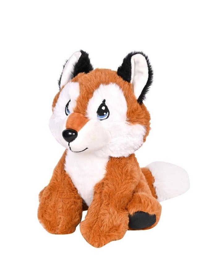 Besties BESTIES Kids Sitting Brown Fox Soft Toy for Girls/Kids | Stuffed Plush Cute Fox Animal | Ideal for Birthdays & Special Occasions - Height 25 cm - Image 1