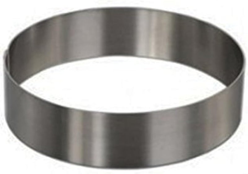 Kitchen Supply Round Cake Mold/Pastry Ring, S/S, Heavy Gauge. (8in x 2in)