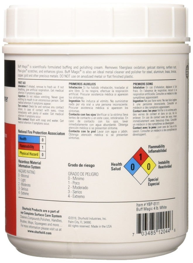 Shurhold Buff Magic Compound Surface Reconditioner & Metal Polish - 4LB Jar - Image 2