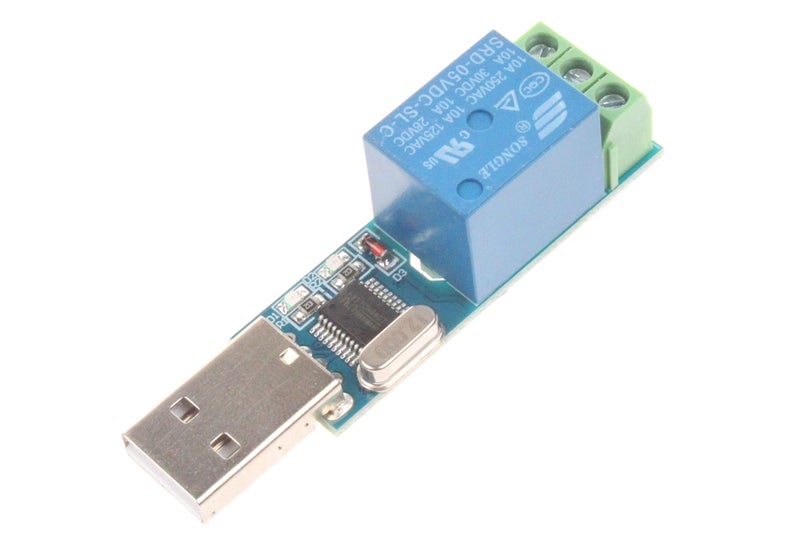 NOYITO 1-Channel USB Relay Module USB Intelligent Control Switch USB Switch (1-Channel USB)
