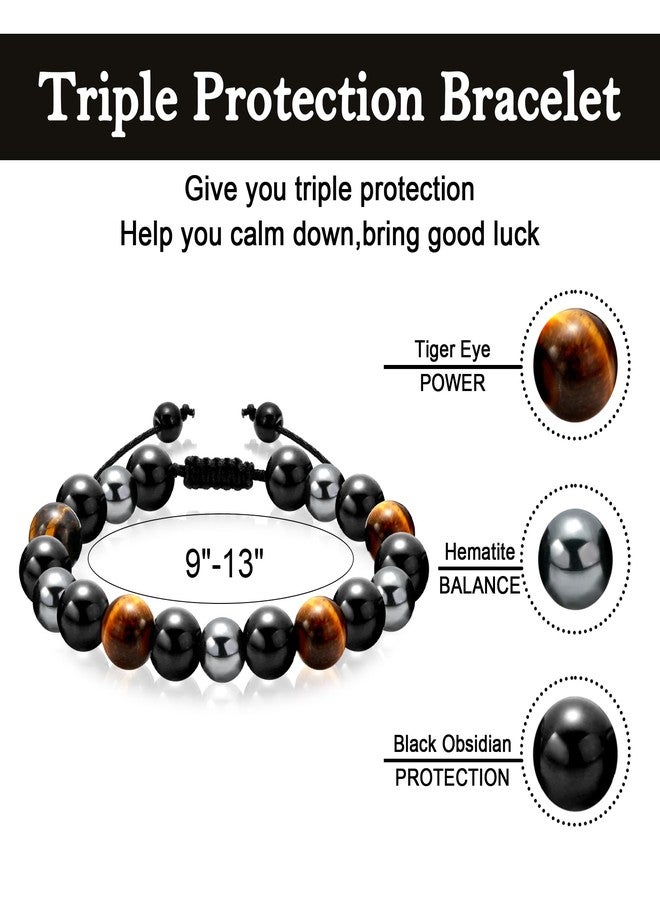 Sereney Easter Basket Stuffers for Teen Boys Adult Son Bracelet from Mom Dad, Handmade Easter Gift for Adult Son Gifts from Mom as Protection Men Identification Bracelet Birthday Gifts for Boys - Image 5
