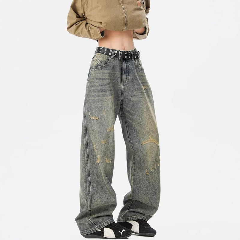 Unisex Casual Daily Denim Jeans - Image 3