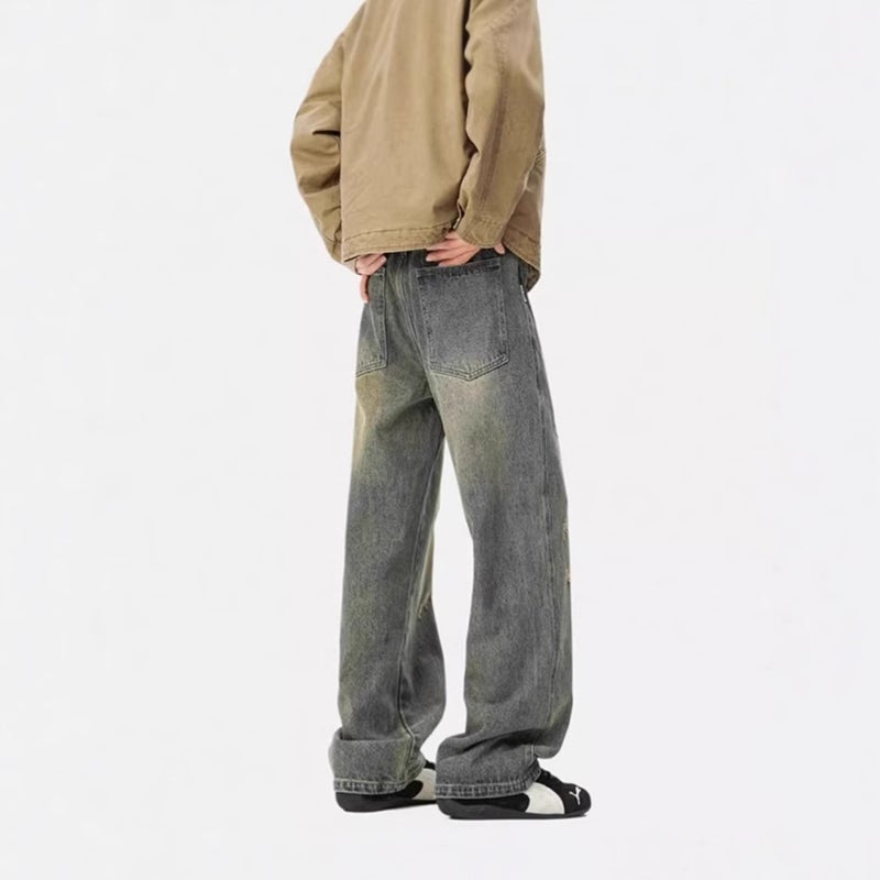 Unisex Casual Daily Denim Jeans - Image 4