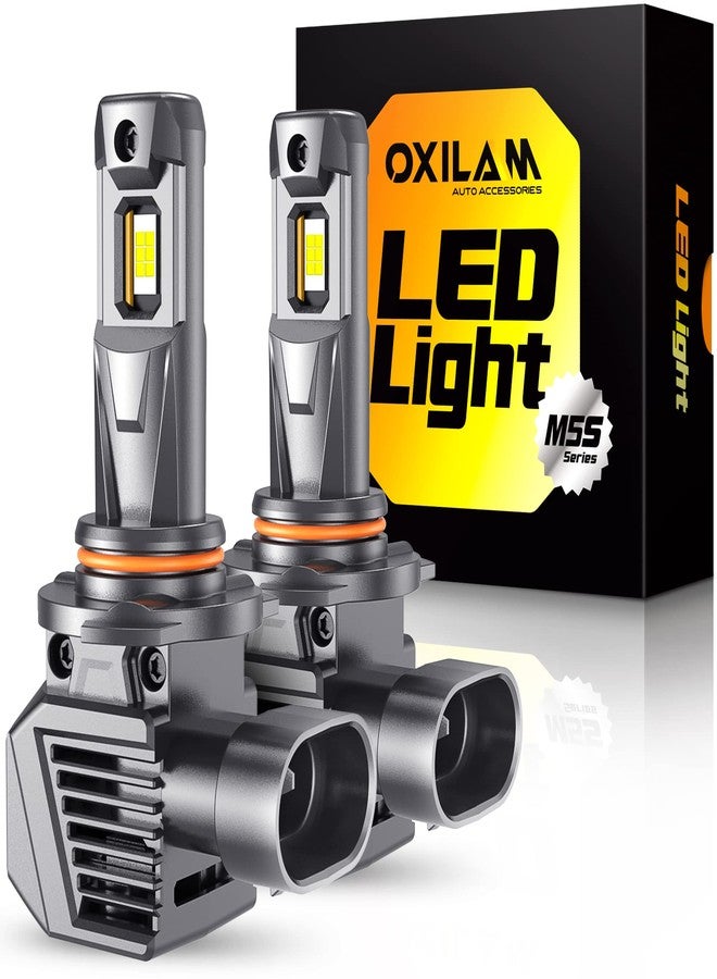 OXILAM HB3 9005 LED Bulbs, 1000% Ultra-Bright, Wireless Plug and Play, 3 Min Quick Install, 20 Years Lifespan, No Flicker, 99% Compatibility, Pack of 2 - Image 1