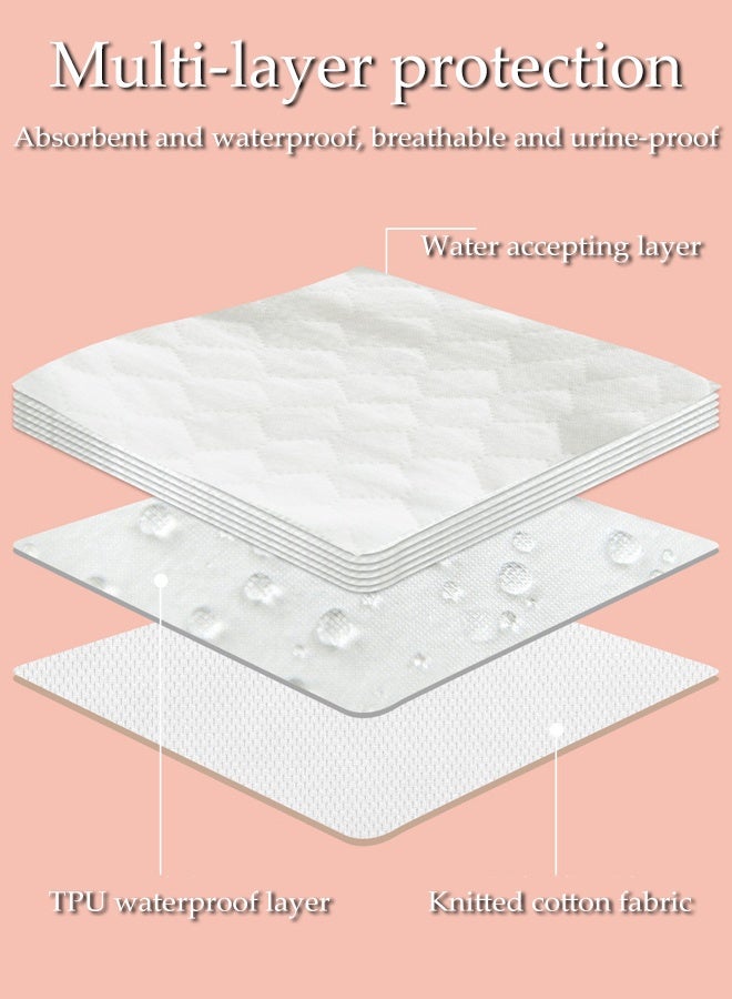 3PCS Baby Potty Training Pants,Breathable Potty Training Underwear,Waterproof Diapers , for 0-3 Years Boy and Girls,Strong Absorbent Cotton (L) - Image 4