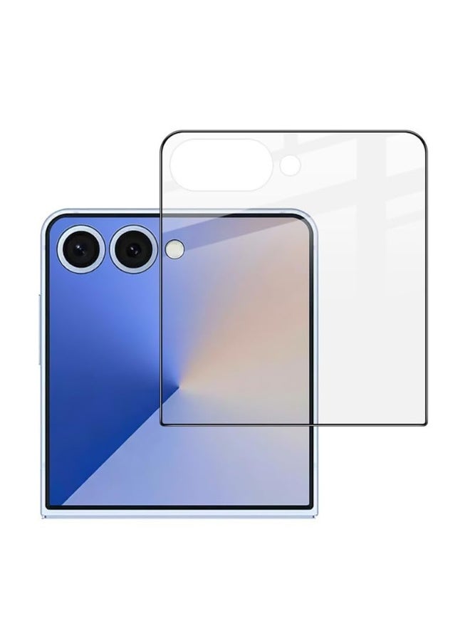 Screen Protector for Samsung Galaxy Z Flip 7 Front Tempered Glass Full Coverage Screen Guard 9H Hardness Anti Fingerprint Scratch Resistance for Samsung Galaxy Z Flip 7 - Image 1