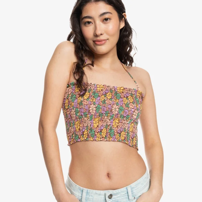 روكسي Warm Waters Bandeau Top For - Women