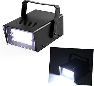 LH LH Mini White Strobe Stage Light with Super Bright 24 LEDs Adjustable Speed Flash Party Lighting Dance Lights Best for  - Image 1