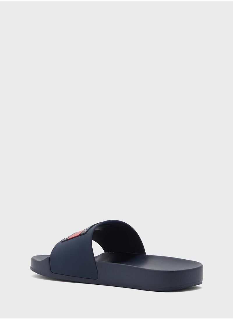 TOMMY JEANS - Flag Pool Slides - Image 1