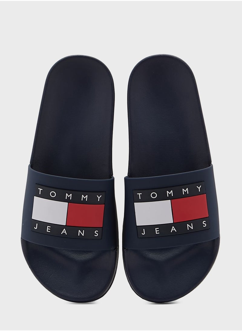 TOMMY JEANS - Flag Pool Slides - Image 1