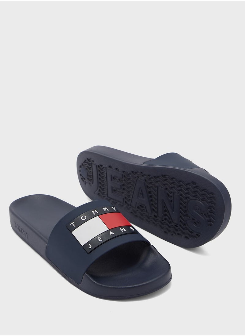 TOMMY JEANS - Flag Pool Slides - Image 1