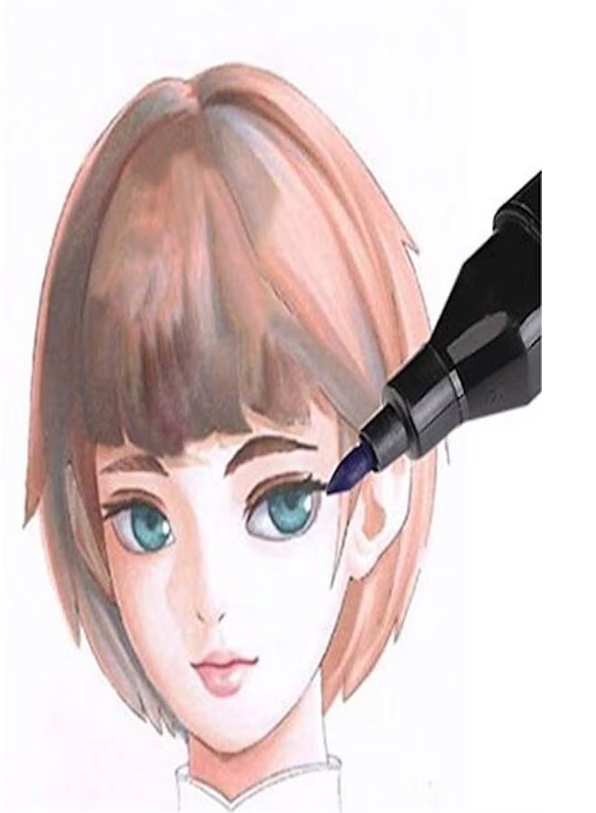 TOUCHFIVE 60-Piece Twin Marker Set With Carry Bag Multicolour - Image 5