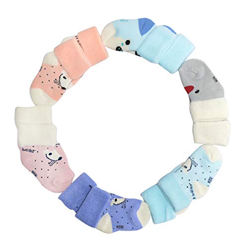Freshfoot Baby's Organic Cotton Ankle Socks For 0-12 Months- 6 Pairs - Image 3