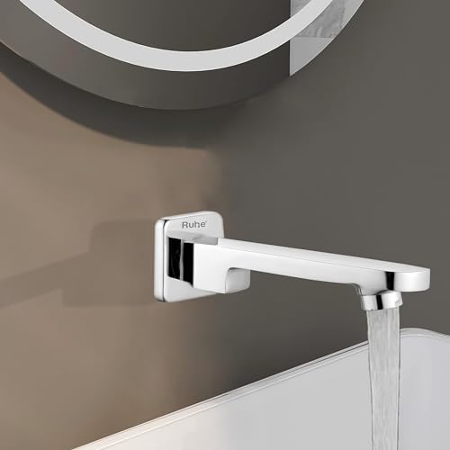 Ruhe® Pristine Bathtub Brass Faucet/Tap for Bath Tubs | Chrome Finish - Image 1