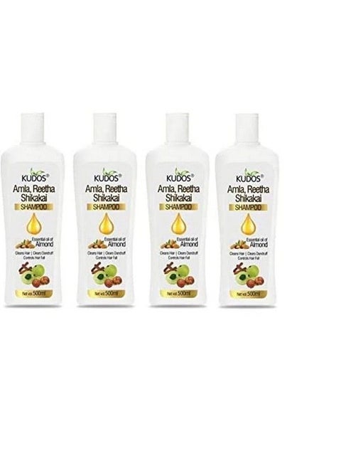 Amla Reetha Shikakai Shampoo 500Ml Pack Of 4