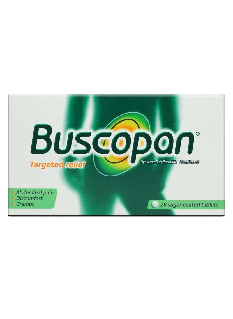 BUSCOPAN - أقراص بوسكوبان 10 مجم 20 قرص - Image 1