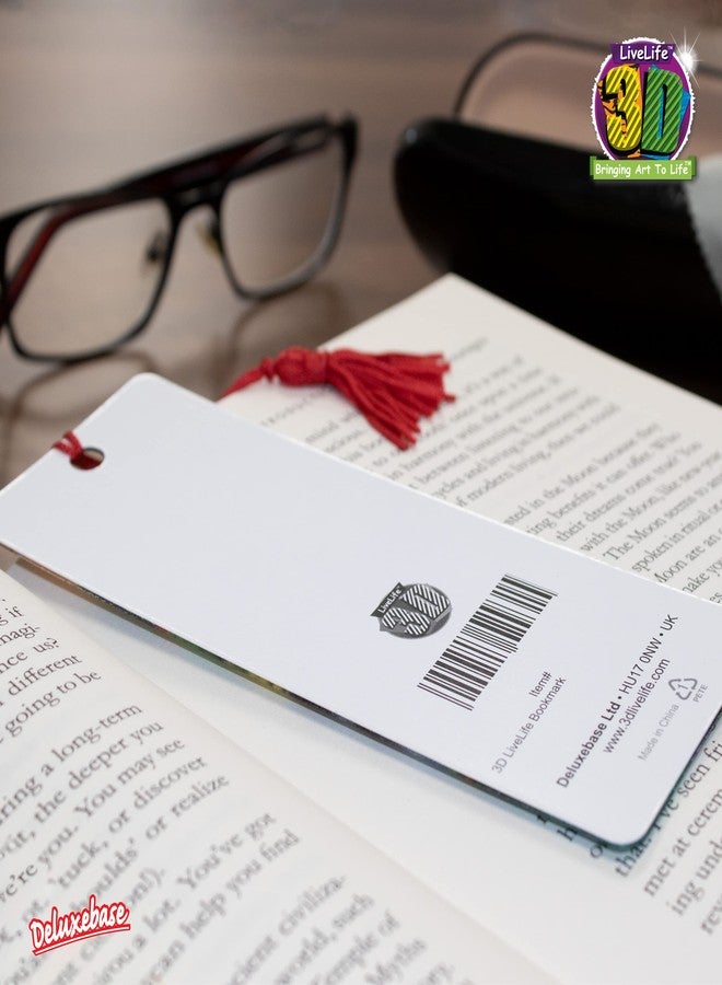 3D LiveLife Bookmark - Broken Silence from Deluxebase. Cute Lenticular Wolf Page Marker. Animal Themed Accessories for Book Lovers. Small Gifts for Men, Women, Writers and Teachers. - Image 5