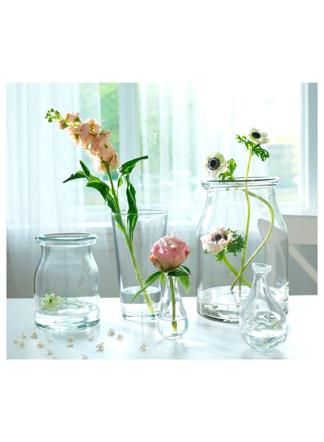 Zaboon Vase, Clear Glass, 29 Cm - Image 2