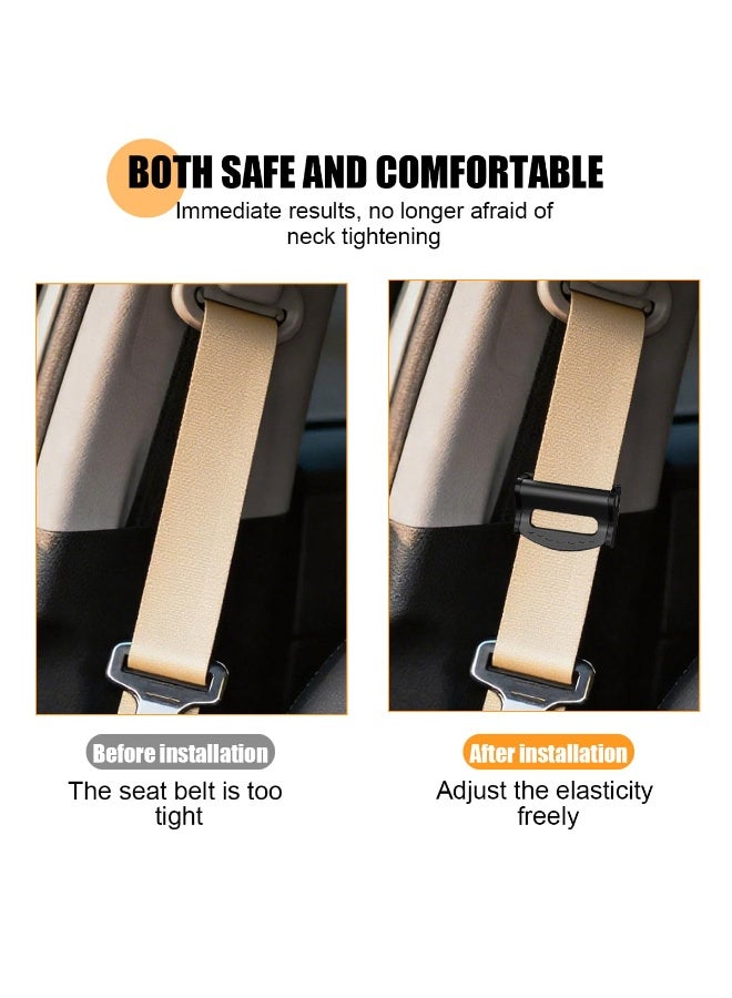 Winner Car Seatbelt Adjuster, 4PCS Comfortable Vehicle Shoulder Neck Strap Locking Clips for Adults Kids, Adjustable Automotive Seat Belts Positioner, Universal for SUV Sedan Truck - Image 5