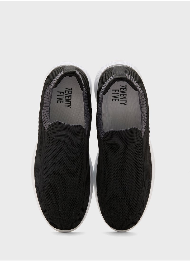 Seventy Five Knitted Casual Slip Ons  - Image 4