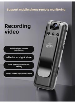 Generic Law Enforcement Recorder Recorder With Video DV Recording Function All-in-one Anti-shake Recorder High-definition Sports Camera-Body Color:F9 Remote MonitorinG Top Version Camera 128G [WiFi Mobile Phone Direct + RecordinG And Video RecordinG  - Image 2