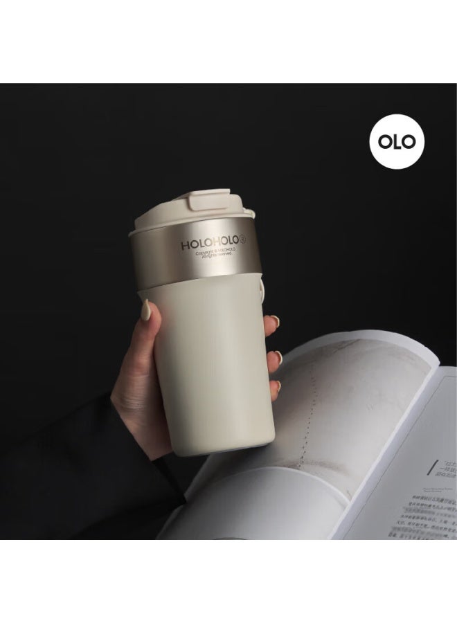 Holoholo Coffee Mug, Latte Cup, Insulated Cup, Ceramic Inner Liner, Women's Water Cup, 500ml, Men's Large Capacity, Portable Travel Cup - Image 2