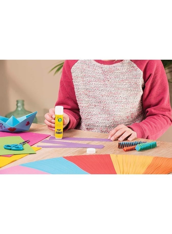 يو إتش يو عصا UHU، 40 جرام، عصا الغراء المثبتة، قوية وسريعة وخالية من المذيبات ونظيفة وآمنة ومستدام للمدرسة والمنزل والمكتب والأطفال والفنون والحرف اليدوية، طبيعية بنسبة 98%، معبأة الآن في 70% من البلاستيك المعاد تدويره - Image 2