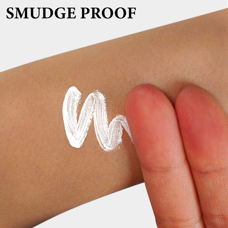 Ruby Kisses Classic Liquid Eyeliner, Smudgeproof Long Lasting Eye Makeup with Felt-Tip Applicator (1 PACK, White) - Image 5