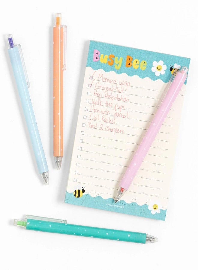 Callie Danielle Teaching is a Work of Heart Gel Pen Set, Gel Pens for Journaling, Set of 4 Click-Style Colored Pens for Note Taking, Cute School Supplies Aesthetic, Gifts for Teachers - Image 3
