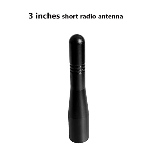 AMFRNE for GM Truck Short Antenna Fit for GMC Sierra and Chevy Silverado All Models | Black 3 inches Short Replacement Antennase | for Sierra Silverado Truck Antenna Accessories | Car Wash Safe - Image 3