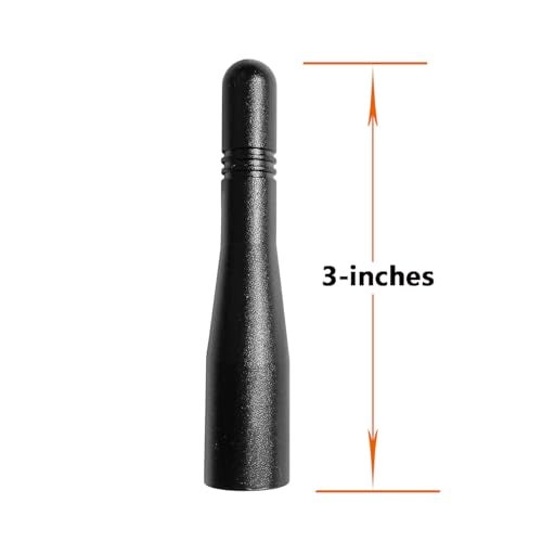 AMFRNE for GM Truck Short Antenna Fit for GMC Sierra and Chevy Silverado All Models | Black 3 inches Short Replacement Antennase | for Sierra Silverado Truck Antenna Accessories | Car Wash Safe - Image 2