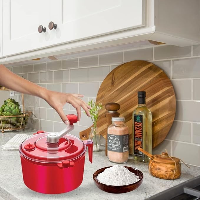 Atta Dough Kneader Maker 5 in 1 Automatic Atta Roti Dough chakki Atta Maker Measuring Cups Set Bread Mixer for Home Kitchen  - Image 2