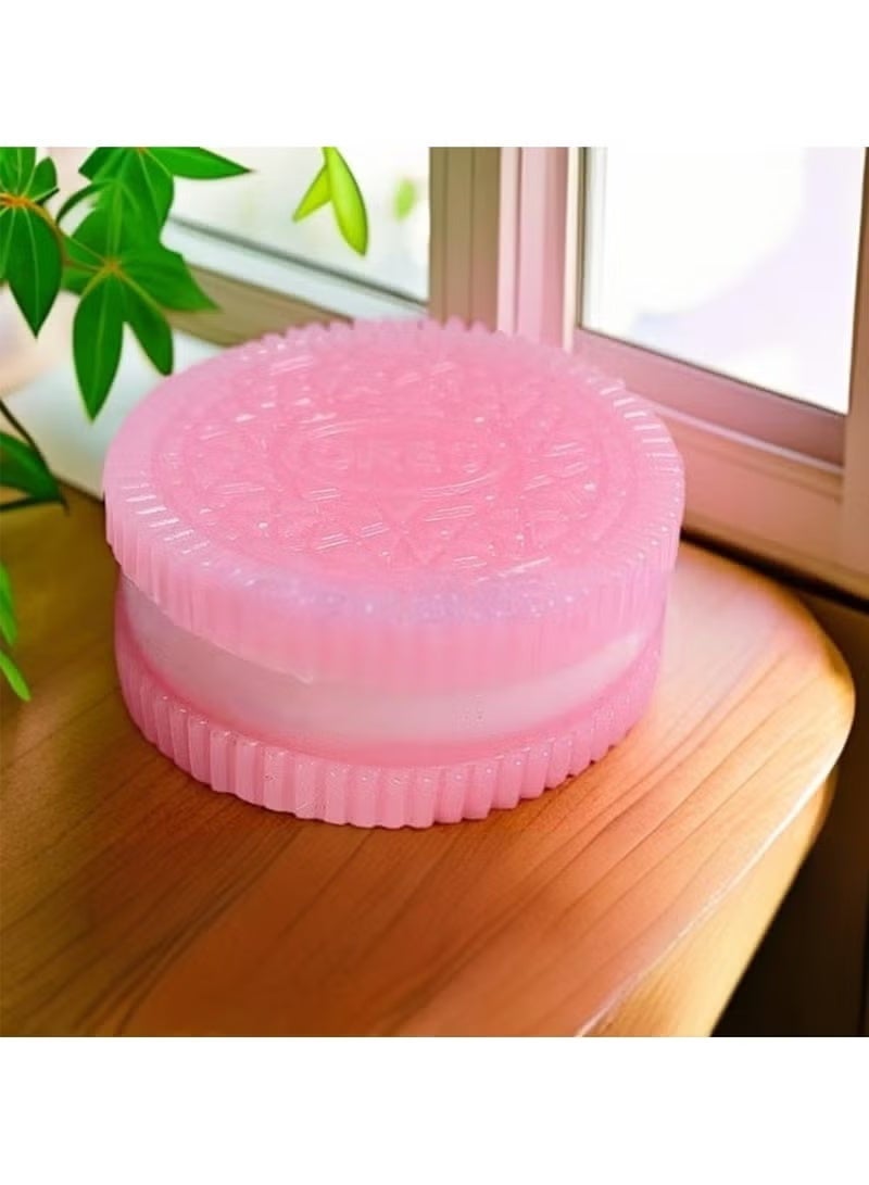 4PCS Squishy البسكويت لعبة الإغاثة من الإجهاد ، لعبة إزالة الضغط ، تصميم ساندويتش واقعي للقلق والاسترخاء ، ملحقات المكتب المثالية ولعبة Fidget الممتعة للبالغين ، مثالية للتخفيف من الإجهاد - Image 3