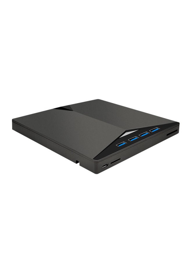 Generic - External Portable 3.0 Usb Drive Dvd/cd Seven-in-one Recorder Multi-function Type-c Computer Universal Interface-Color:Black-Specifications:XD013-A Multi-function Burning - Image 1