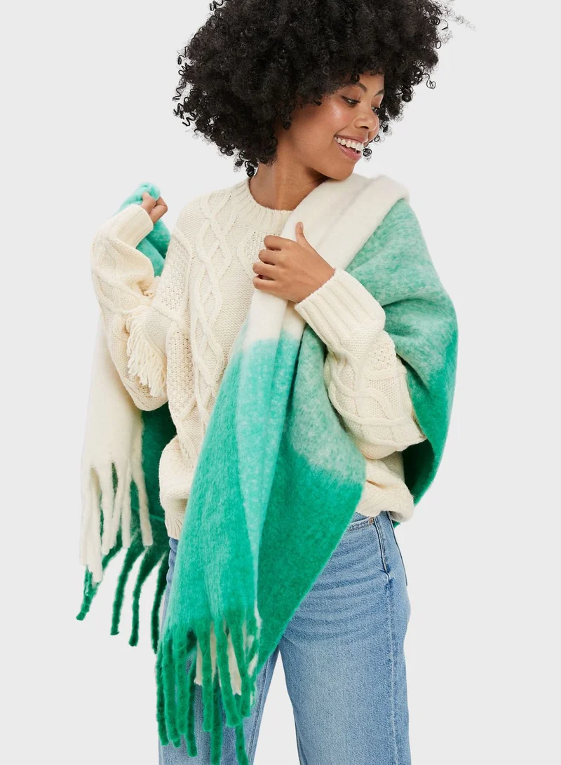 American Eagle Plaid Woven Scarf